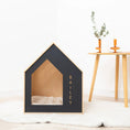 Bild in Galerie-Betrachter laden, Booth High Quality Dog House Black Durable Outdoor Shelter With Roof by Enjoy The Wood
