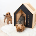 Bild in Galerie-Betrachter laden, Booth High Quality Dog House Black Durable Outdoor Shelter With Roof by Enjoy The Wood
