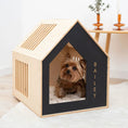 Bild in Galerie-Betrachter laden, Booth High Quality Dog House Black Durable Outdoor Shelter With Roof by Enjoy The Wood
