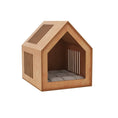 Charger l'image dans la visionneuse de la galerie, PawComforts Premium Dog House Bed With Soft Hypoallergenic Cushion For Indoor Wooden Abode Rest by Enjoy The Wood
