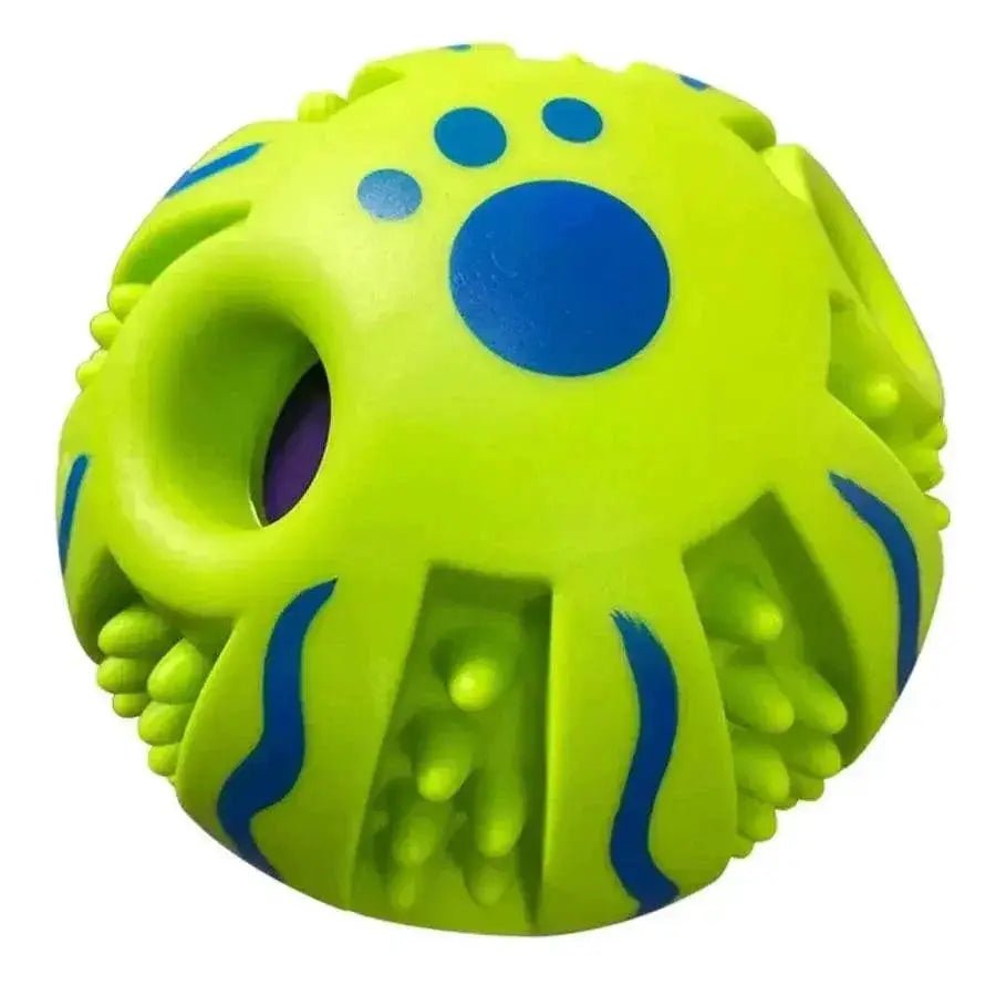Interactive Chew Ball Rolls And Giggles Automatically For Dogs by Nai Pet Store