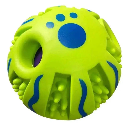 Interactive Chew Ball Rolls And Giggles Automatically For Dogs by Nai Pet Store